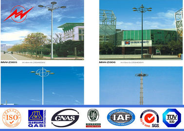中国 30M 円形ランプのパネルを持つ太陽エネルギー街灯柱をつける 3 つのセクション駐車場 サプライヤー