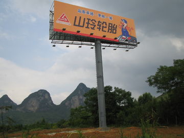 中国 3Mの高さを広告する電流を通された鋼鉄多色の路傍の屋外の掲示板 サプライヤー