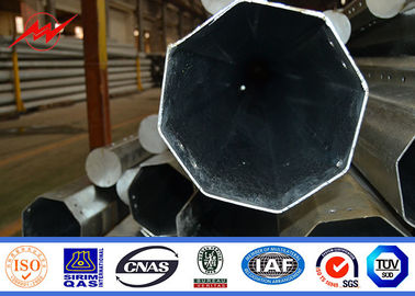 中国 ASTM A123材質の15mホットディップ亜鉛メッキ鋼管の電気ポール サプライヤー