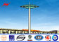 30Mの60のライトが付いているフットボール スタジアムのための高いマストの多角形のMonopole MPHの街灯柱 サプライヤー