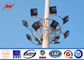 20mの港のカスタマイズされる専門の高いマストの街灯柱の熱いすくいの亜鉛めっきOEM サプライヤー