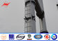 亜鉛めっき25Mの高いマスト タワーのフランジの管状の鋼鉄Monopole通信塔 サプライヤー